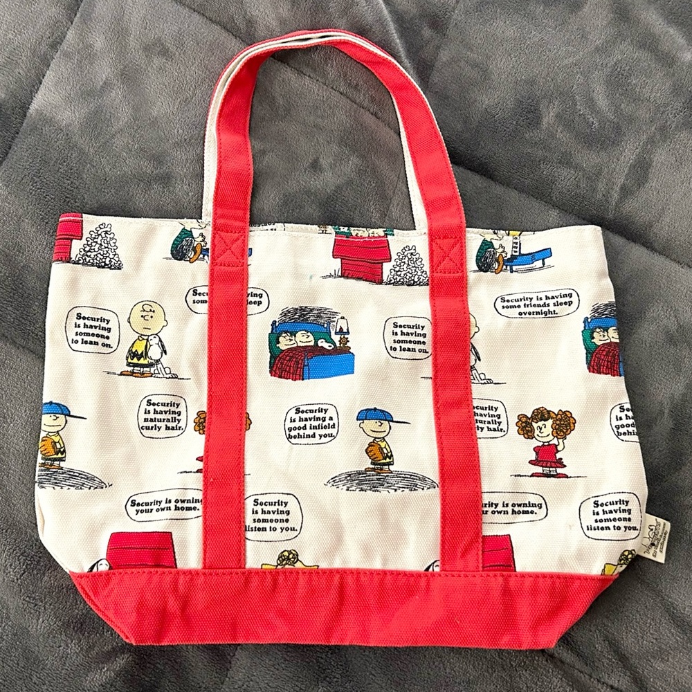 New Snoopy Tote Bag Lesson Shopping Bag